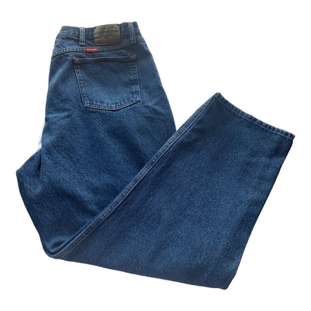 Wrangler Mens 44 x 30 Denim Jeans‎ Relaxed Fit 9760WDR